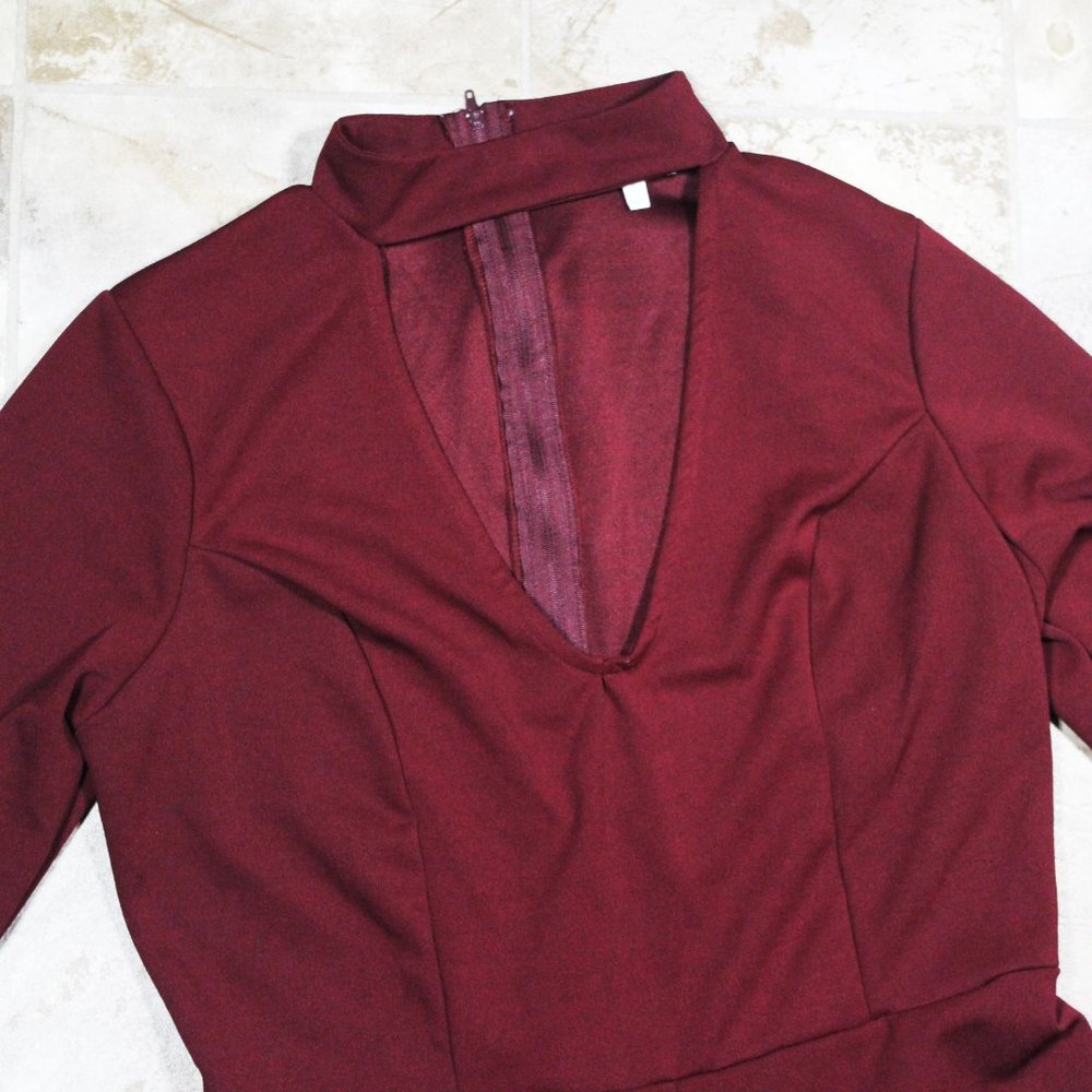 Trendy Burgundy Jumper